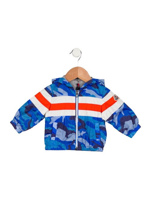 Moncler Boys' Camo Rain Jacket