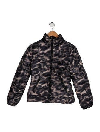 Moncler Boys' Pattern Printed Down Coat