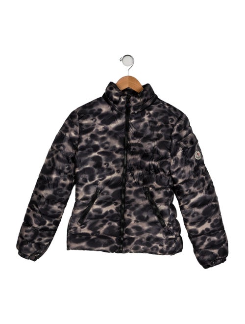 Moncler Boys' Pattern Printed Down Coat