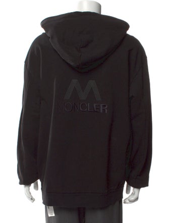 Moncler Striped V-Neck Hoodie