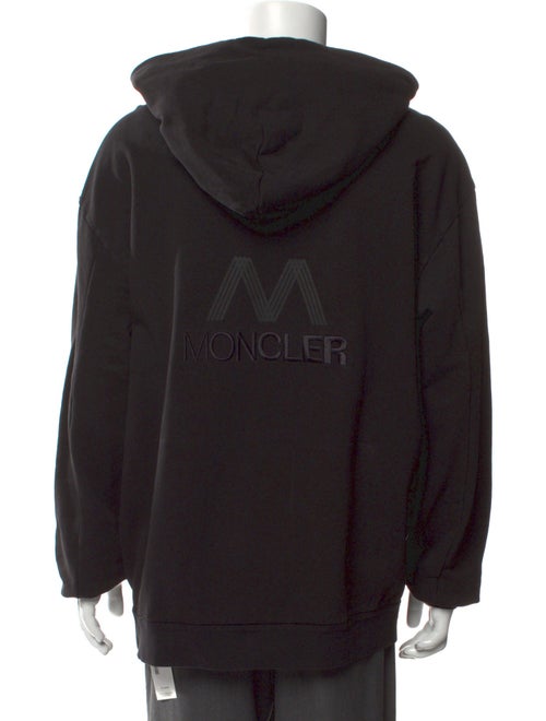 Moncler Striped V-Neck Hoodie
