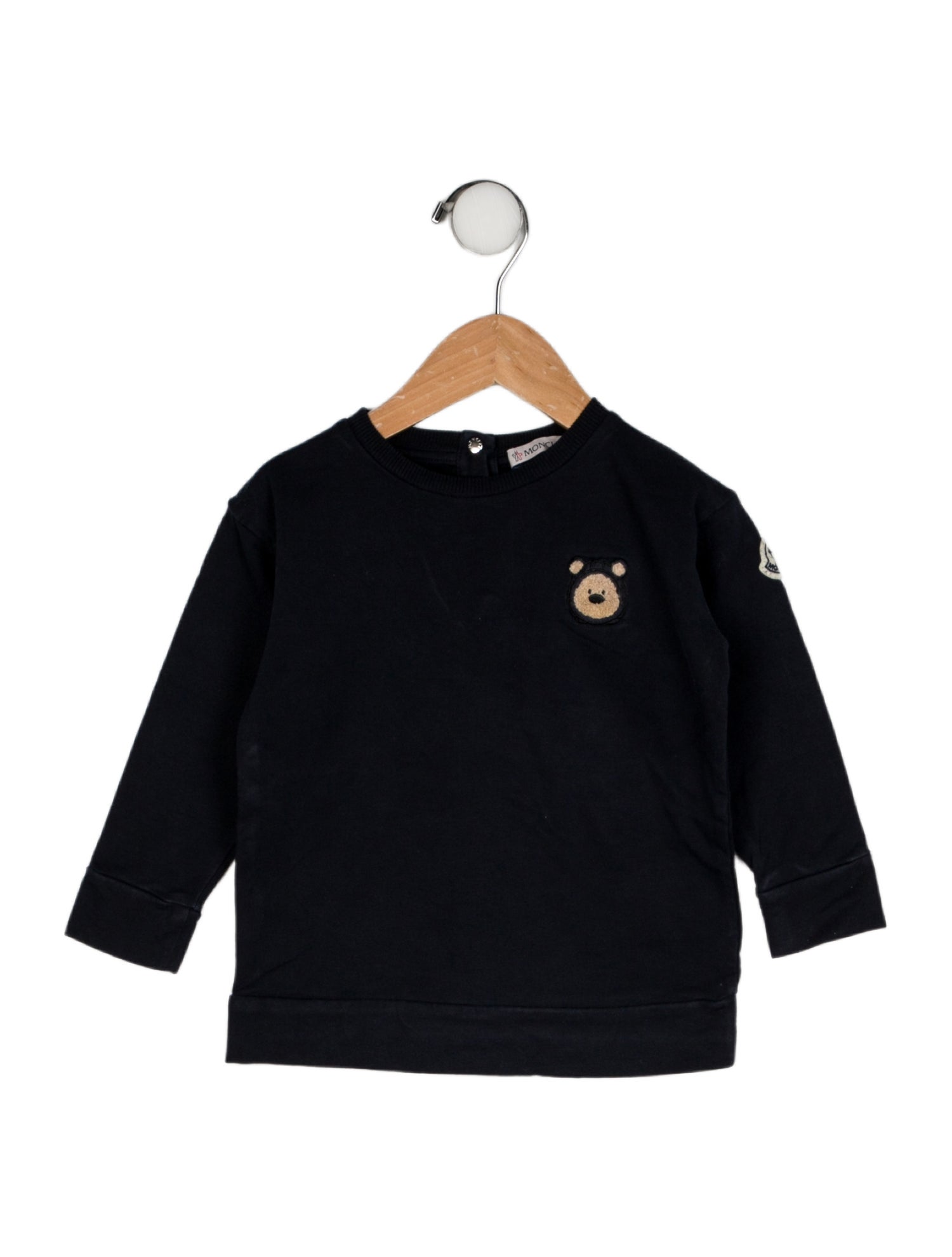 Moncler Solid Embroidered Sweatshirt
