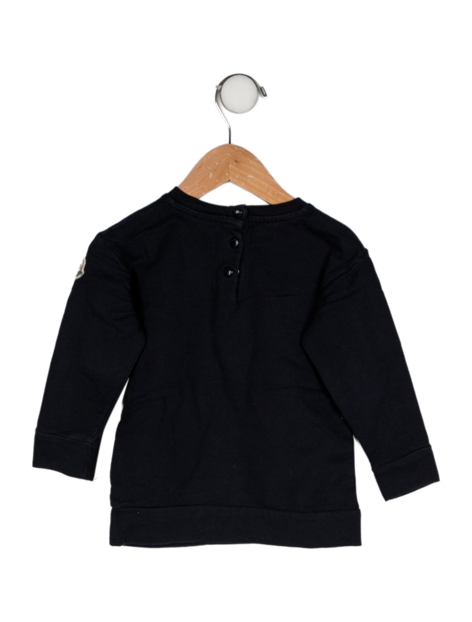 Moncler Solid Embroidered Sweatshirt