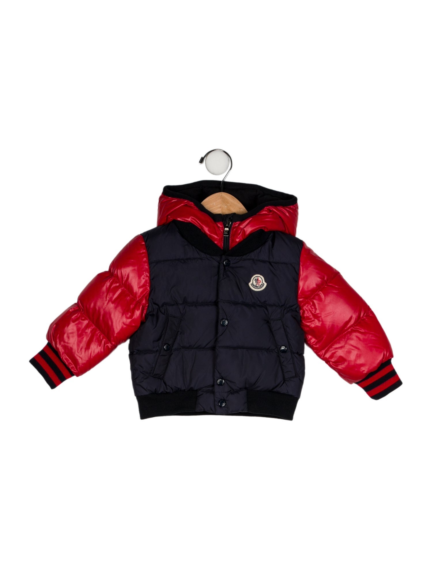 Moncler Colorblock Down Coat