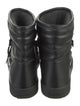 Moncler Leather Lace-Up Boots