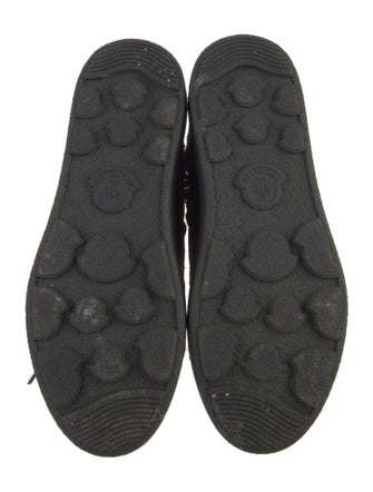 Moncler Leather Lace-Up Boots