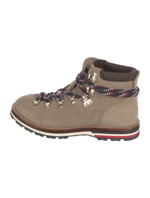 Moncler Suede Lace-Up Boots