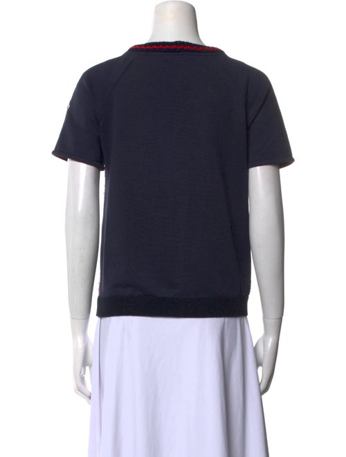 Moncler 2022 Tweed Pattern T-Shirt