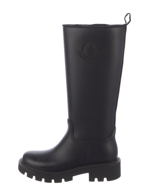 Moncler Rubber Lasercut Accents Rain Boots