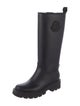 Moncler Rubber Lasercut Accents Rain Boots