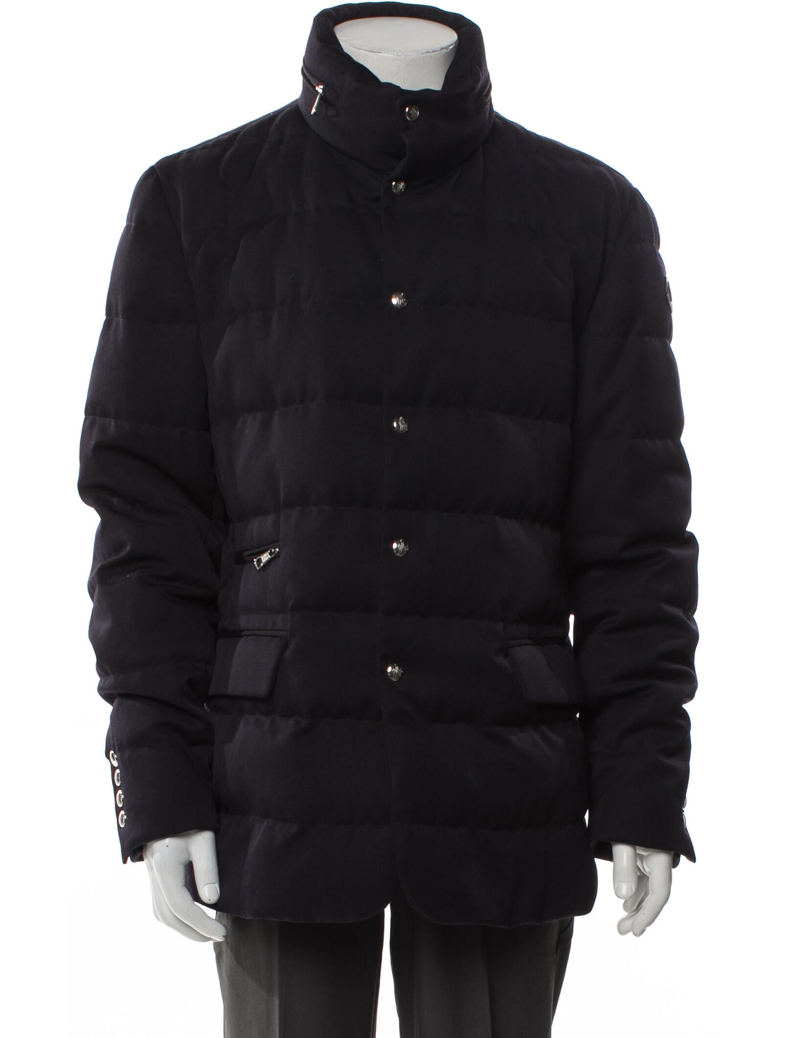 Moncler Virgin Wool Puffer Coat