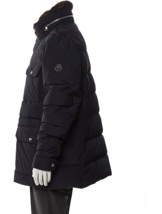Moncler Quilted Pattern Puffer Coat