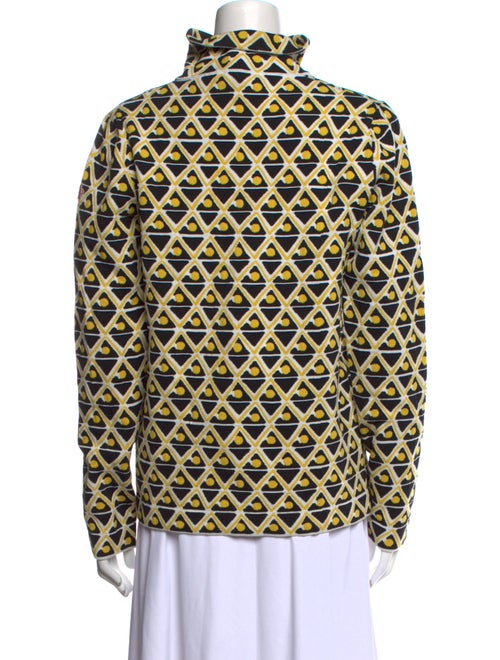 Moncler Printed Mock Neck Sweatshirt