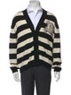 Moncler Striped V-Neck Cardigan