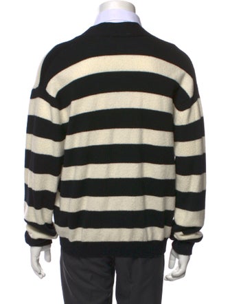 Moncler Striped V-Neck Cardigan
