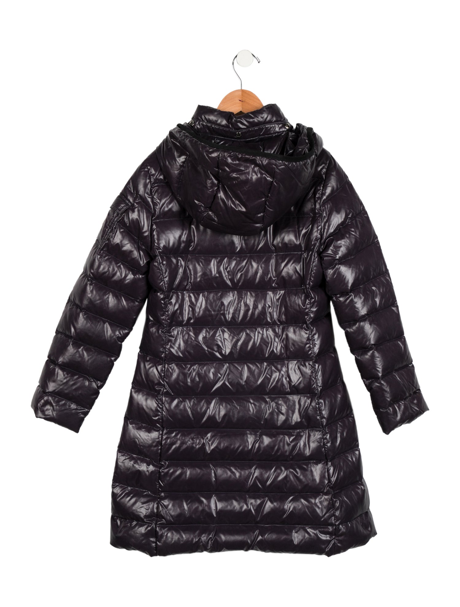 Moncler Girls' Solid Down Coat
