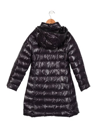 Moncler Girls' Solid Down Coat