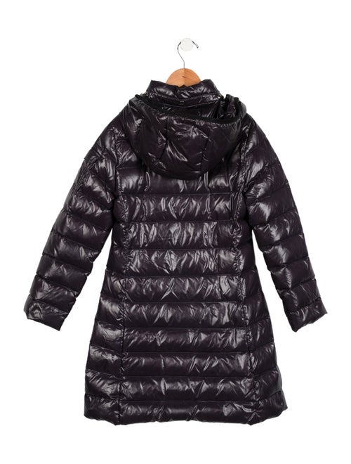 Moncler Girls' Solid Down Coat