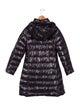 Moncler Girls' Solid Down Coat