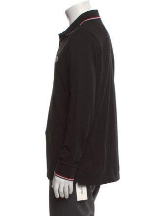 Moncler Collar Long Sleeve Polo Shirt