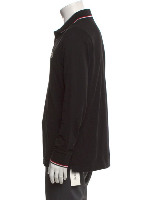 Moncler Collar Long Sleeve Polo Shirt