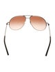 Moncler Aviator Gradient Sunglasses