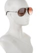 Moncler Aviator Gradient Sunglasses
