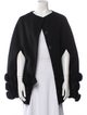 Moncler Gamme Rouge Virgin Wool Cape