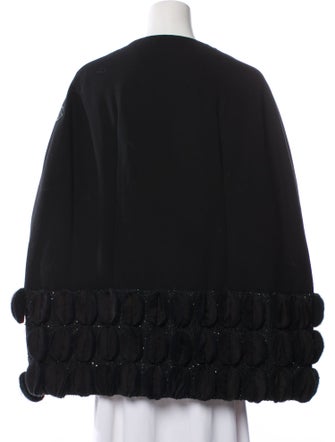 Moncler Gamme Rouge Virgin Wool Cape
