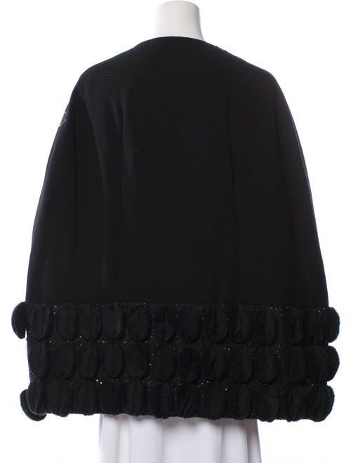 Moncler Gamme Rouge Virgin Wool Cape