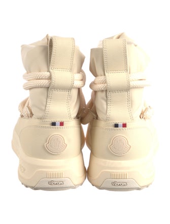 Moncler Leather Lace-Up Boots