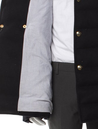 Moncler Gamme Bleu Cashmere Puffer Coat