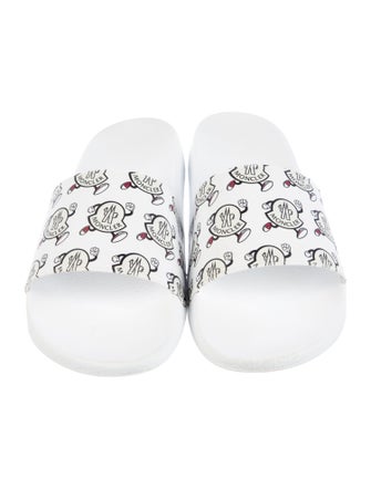 Moncler Rubber Printed Slides