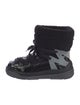 Moncler Nylon Lace-Up Boots