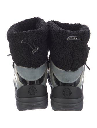 Moncler Nylon Lace-Up Boots