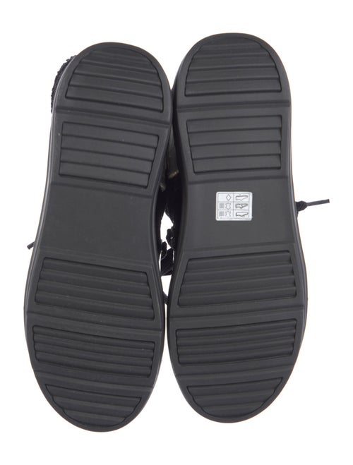 Moncler Nylon Lace-Up Boots