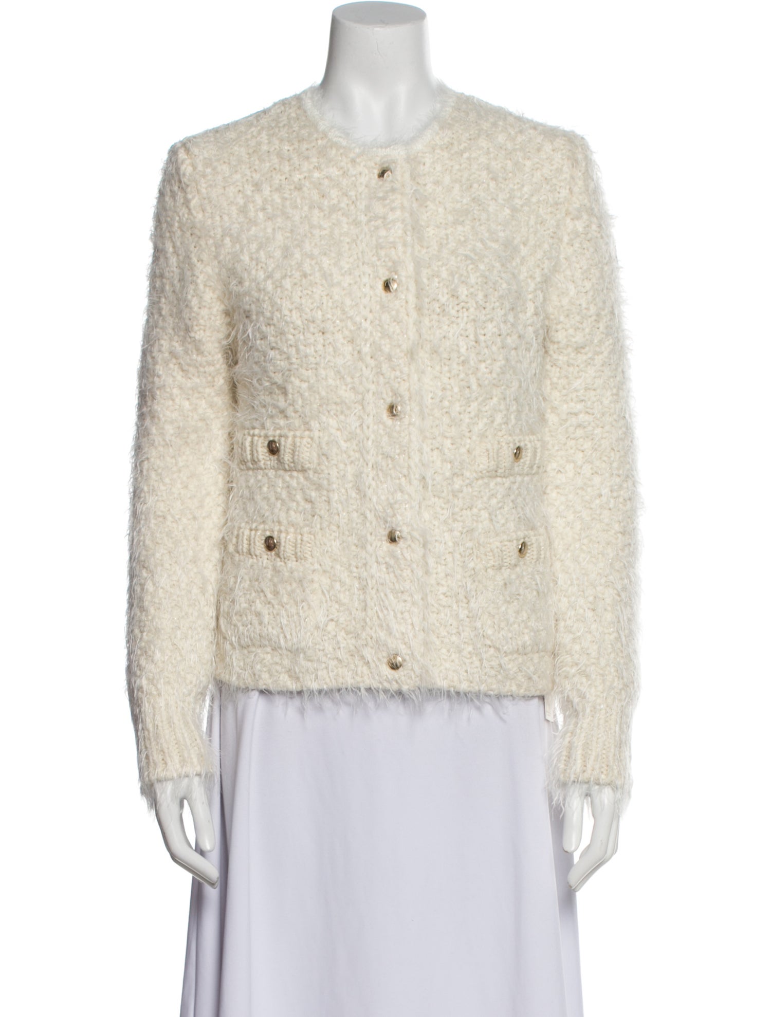 Moncler Tweed Pattern Down Jacket w/ Tags