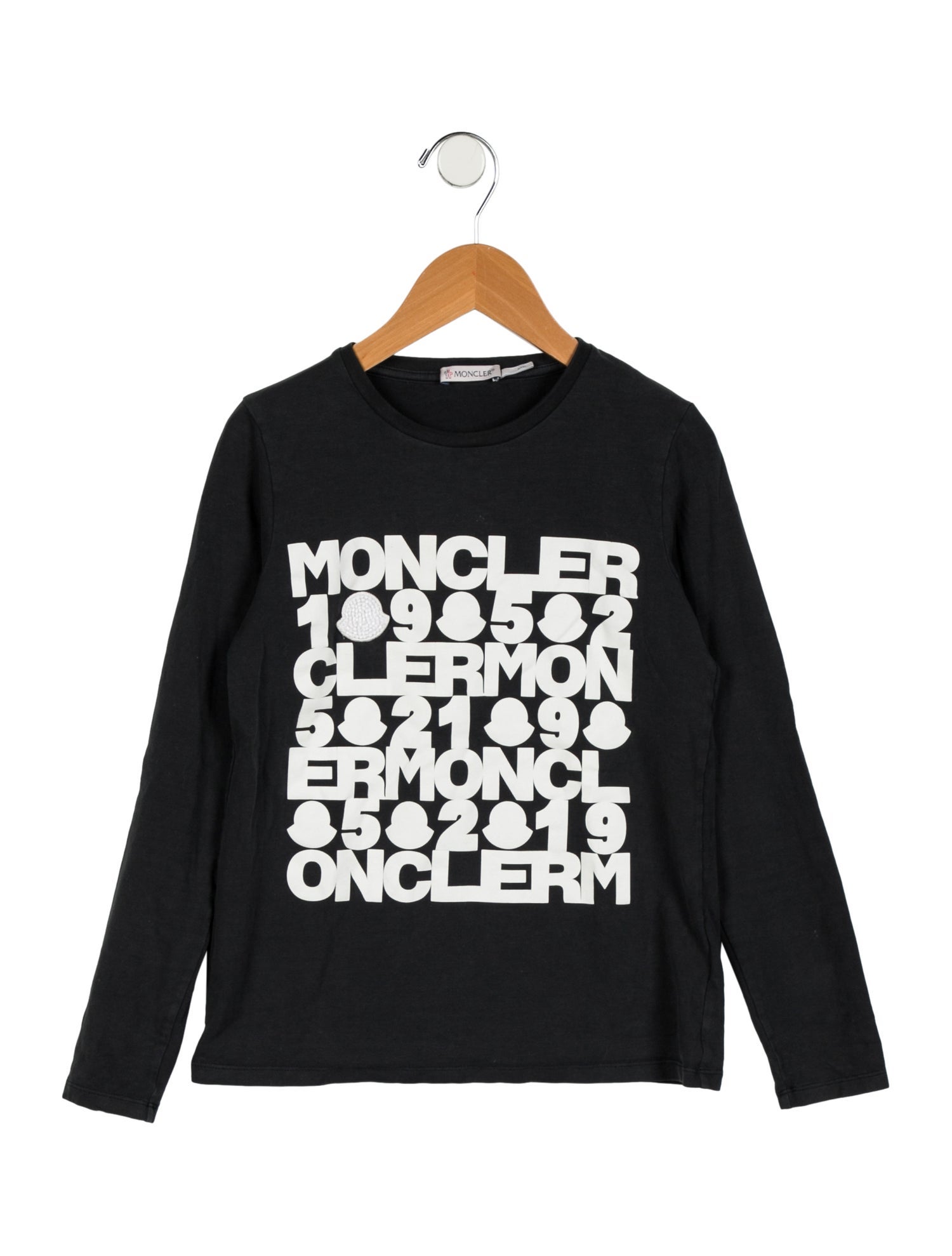 Moncler Kids' Graphic Long Sleeve Shirt