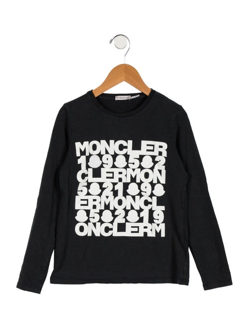 Moncler Kids' Graphic Long Sleeve Shirt