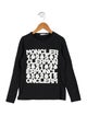Moncler Kids' Graphic Long Sleeve Shirt