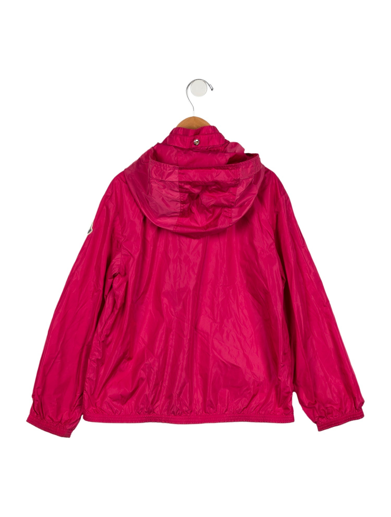 Moncler Girls' Solid Windbreaker Jacket
