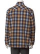 Moncler Plaid Print Long Sleeve Shirt