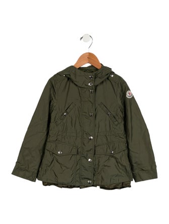 Moncler kid boys; green jacket
