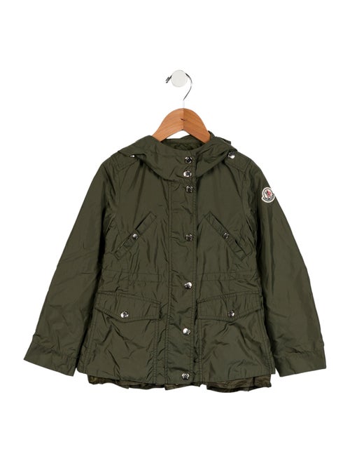 Moncler kid boys; green jacket