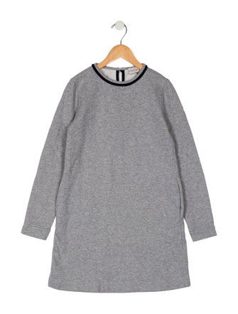 Moncler Abito Long Sleeve Sweatshirt Dress