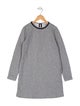 Moncler Abito Long Sleeve Sweatshirt Dress