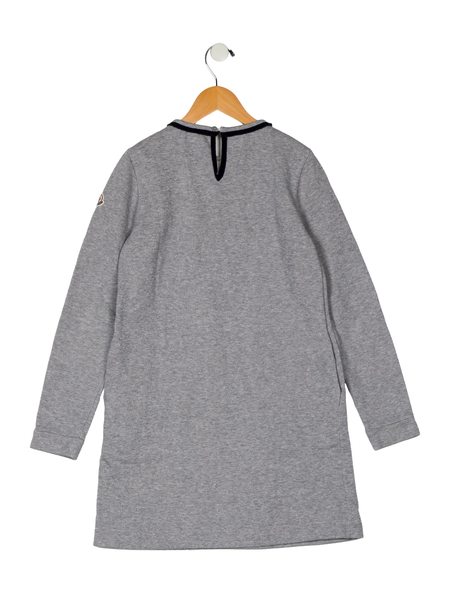 Moncler Abito Long Sleeve Sweatshirt Dress
