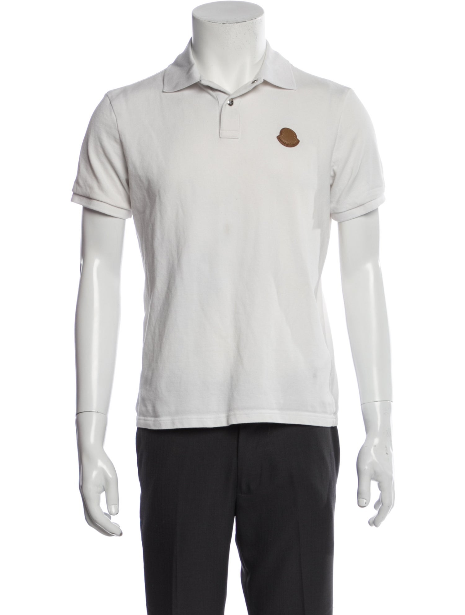 Moncler Graphic Print Crew Neck Polo Shirt