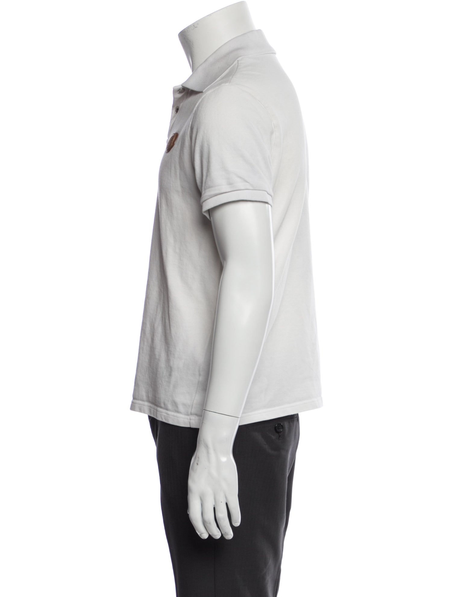 Moncler Graphic Print Crew Neck Polo Shirt