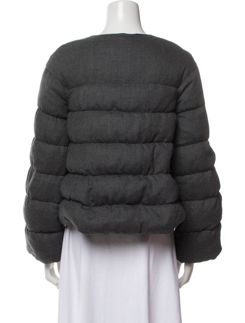 Moncler Wool Faux Fur Jacket